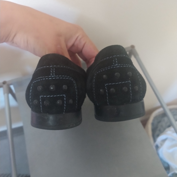 Tod's Black Suede Gommino Driving Loafers size 37 - Picture 4 of 14